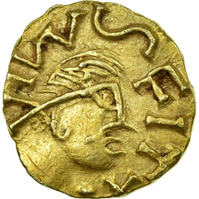 Monnaie, France, Vic-en-Ponthieu (Quentovic), Triens, Monétaire ANGLVS, SUP, Or