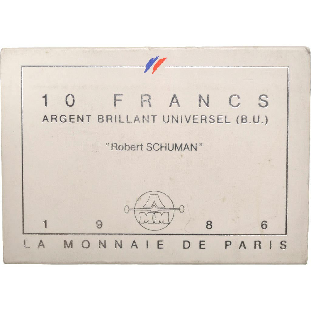 FRANCE, 10 Francs, 1986, KM #958a, MS(65-70), Silver, 21, Gadoury #825, 7.00