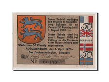 Germany, Augustenburg, 50 Pfennig, 1920, AU(55-58), 36170, Mehl #54.1