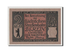 Banconote, Germania, Berlin Stadt, 2 Mark, 1922, SPL-, Mehl:92.3