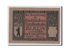 Banconote, Germania, Berlin Stadt, 2 Mark, 1922, SPL-, Mehl:92.3