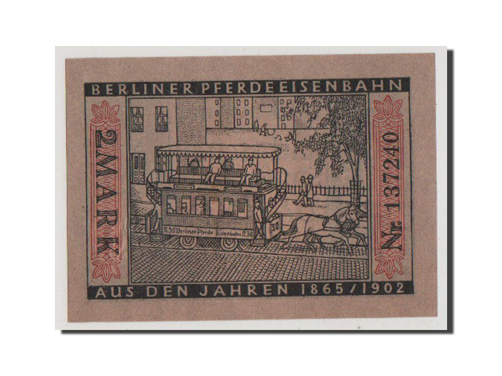 Banconote, Germania, Berlin Stadt, 2 Mark, 1922, SPL-, Mehl:92.3