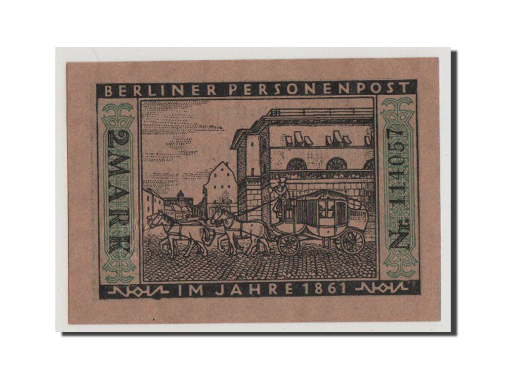Banconote, Germania, Berlin Stadt, 2 Mark, 1922, SPL-, Mehl:92.3