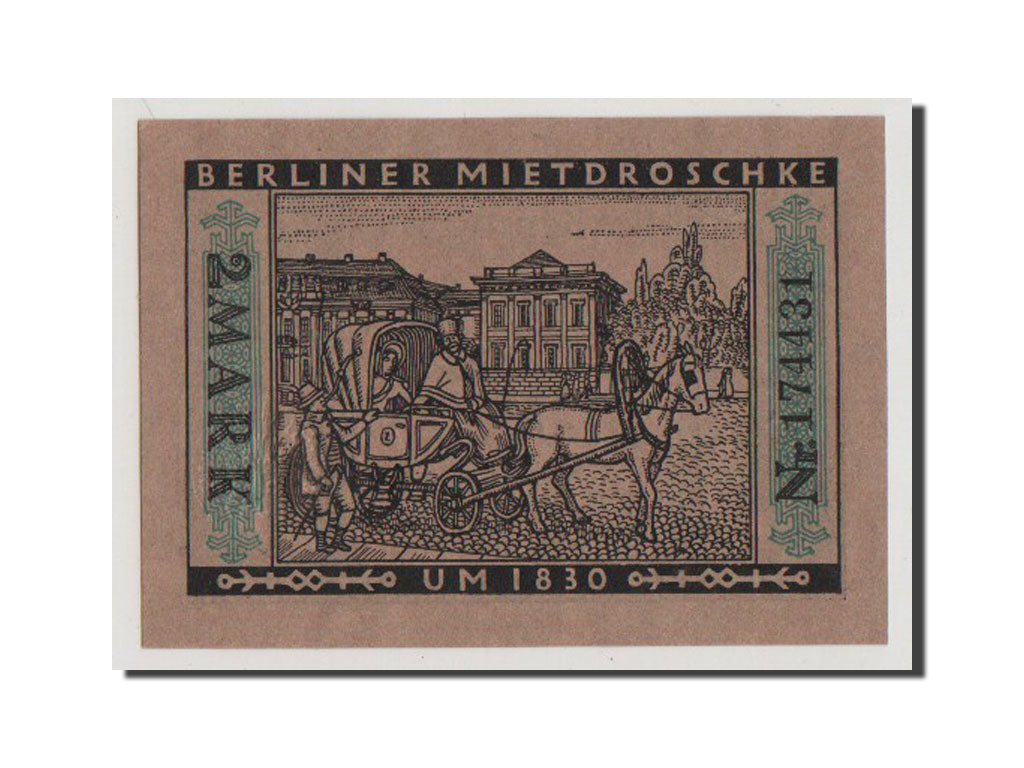 Banconote, Germania, Berlin Stadt, 2 Mark, 1922, SPL-, Mehl:92.3