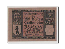 Geldschein, Deutschland, Berlin Stadt, 2 Mark, 1922, VZ, Mehl:92.3