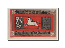 Banconote, Germania, Braunschweig, 75 Pfennig, 1921, SPL-, Mehl:155.1i