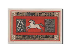 Banconote, Germania, Braunschweig, 75 Pfennig, 1921, SPL-, Mehl:155.1i