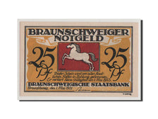 Banconote, Germania, Braunschweig, 25 Pfennig, 1921, SPL-, Mehl:155.1d