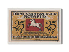 Banconote, Germania, Braunschweig, 25 Pfennig, 1921, SPL-, Mehl:155.1d