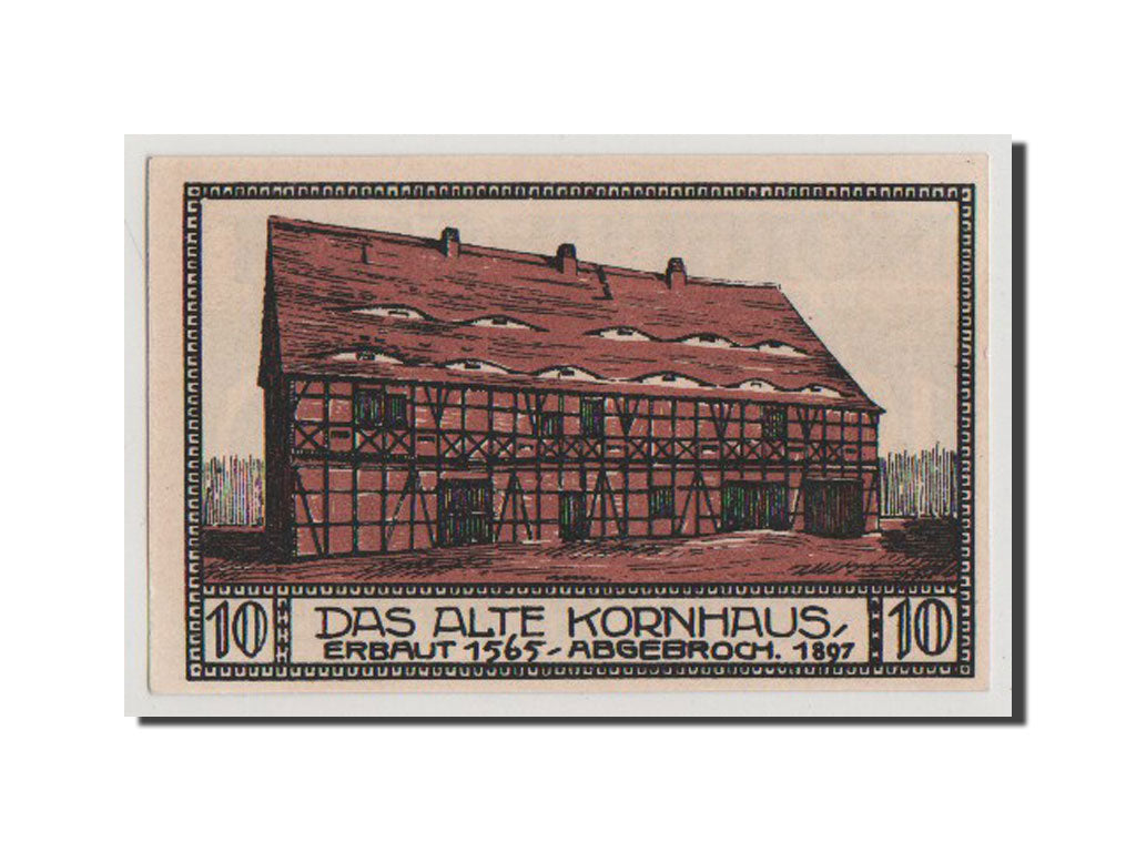 Billet, Allemagne, Bitterfeld Stadt, 10 Pfennig, 1921, 1921-06-01, SUP