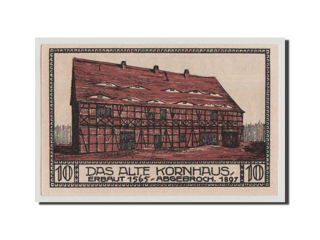 Banconote, Germania, Bitterfeld Stadt, 10 Pfennig, 1921, 1921-06-01, SPL-