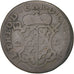 LIEGE, John Theodore, 2 Liards, 1751, Liege, MB+, Rame, KM:158