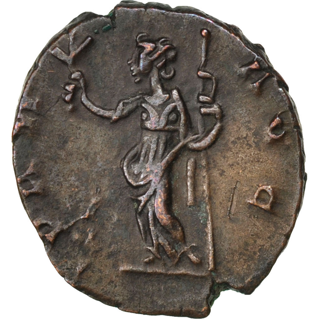 Tetricus I, Antoninianus, Trier, AU(50-53), Billon, RIC #100, 2.56