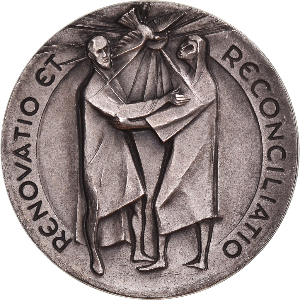 Vaticano, medalla, Paolo VI, Renovatio et Reconciliato, Mina, SC, Bronce