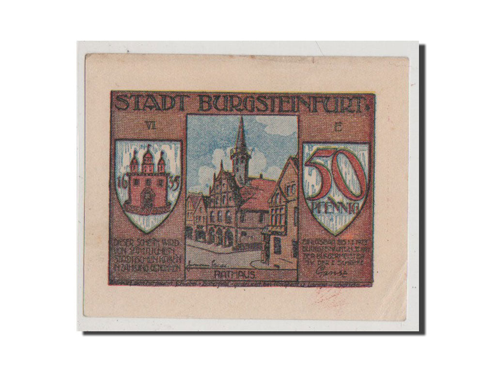 Banconote, Germania, Westfalen, 50 Pfennig, 1921, SPL, Mehl:210.1