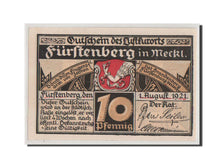 Banknote, Germany, Furstenberg in Meckl, 10 Pfennig, 1921, UNC(64), Mehl:402.2