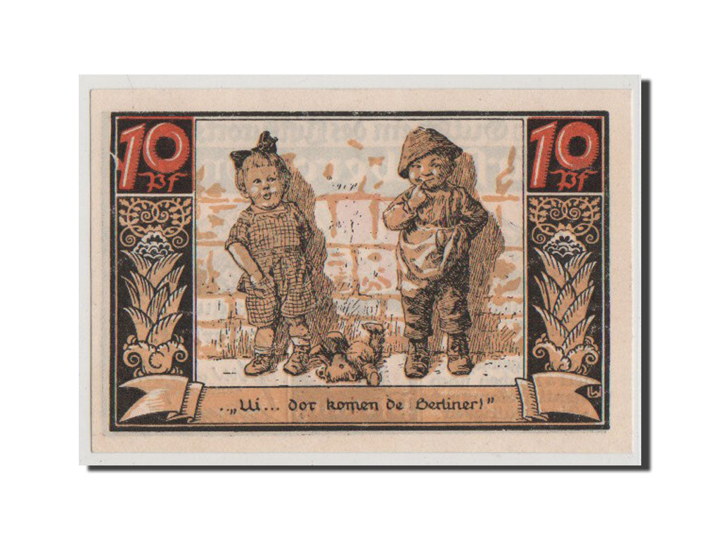Banknote, Germany, Furstenberg in Meckl, 10 Pfennig, 1921, UNC(64), Mehl:402.2