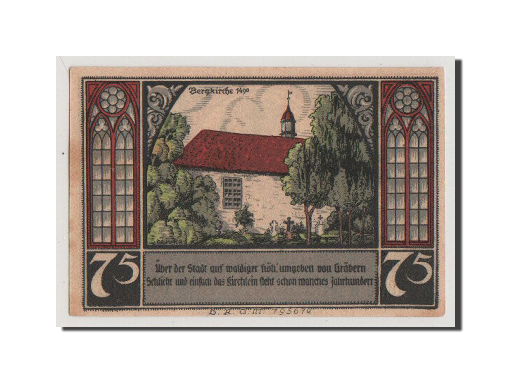 Banknote, Germany, Butow Stadtbank, 75 Pfennig, UNC(64), Mehl:204.1a