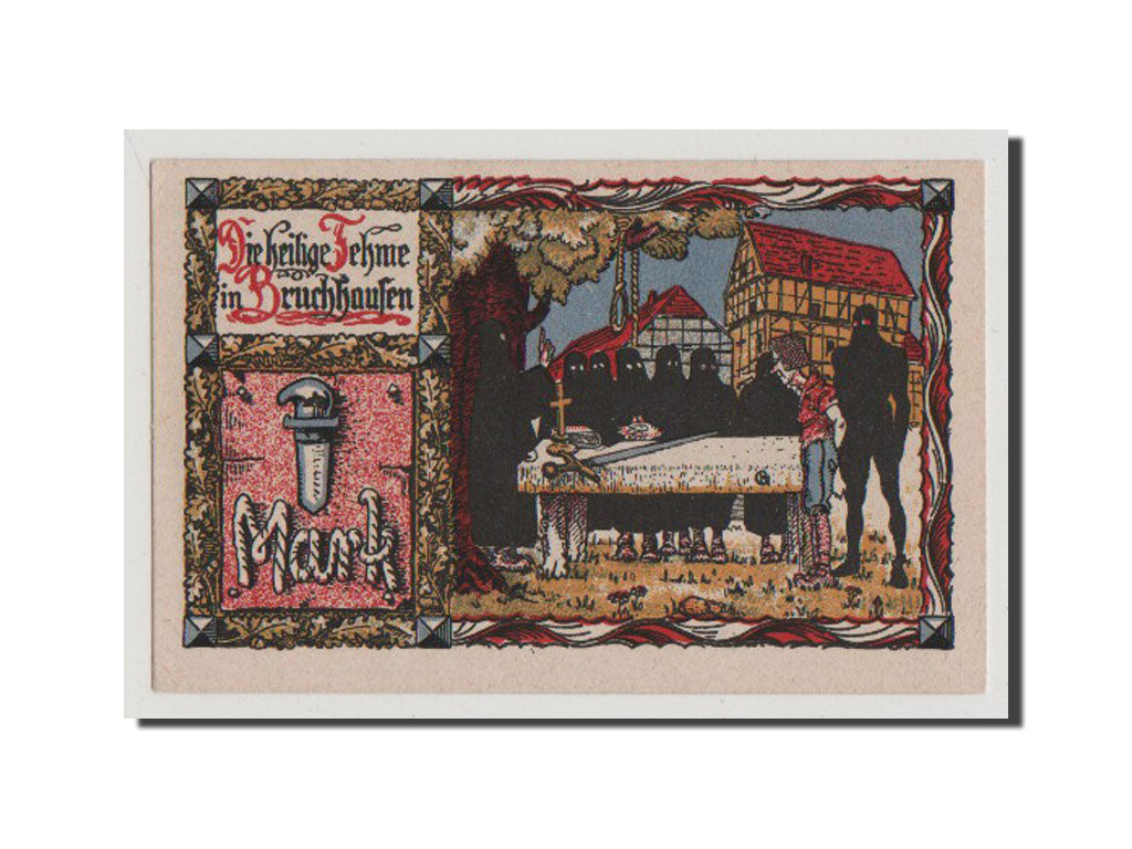 Banconote, Germania, Westfalen, 1 Mark, 1921, SPL+, Mehl:190.1