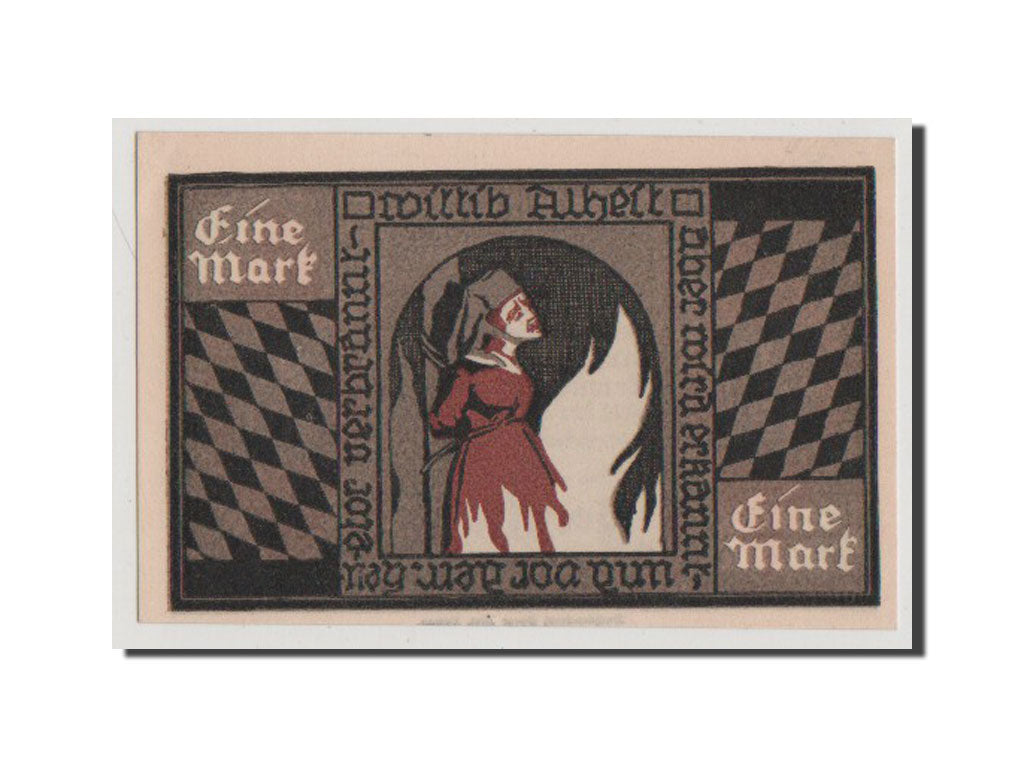 Geldschein, Deutschland, Blomberg, 1 Mark, 1921, 1921-10-01, UNZ-, Mehl:120.1a