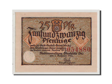 Geldschein, Deutschland, Glashutte, 25 Pfennig, 1921, UNZ, Mehl:430.1