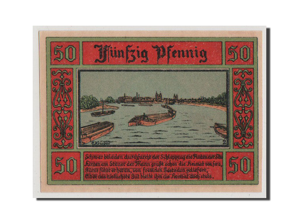 Billet, Allemagne, Aken, 50 Pfennig, 1921, 1921-10-01, NEUF, Mehl:8.1