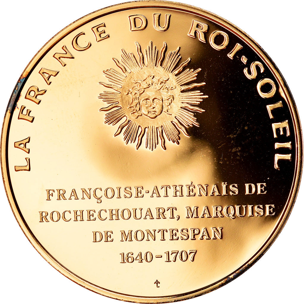 France, Médaille, Madame de Montespan, La France du Roi Soleil, SPL, Vermeil