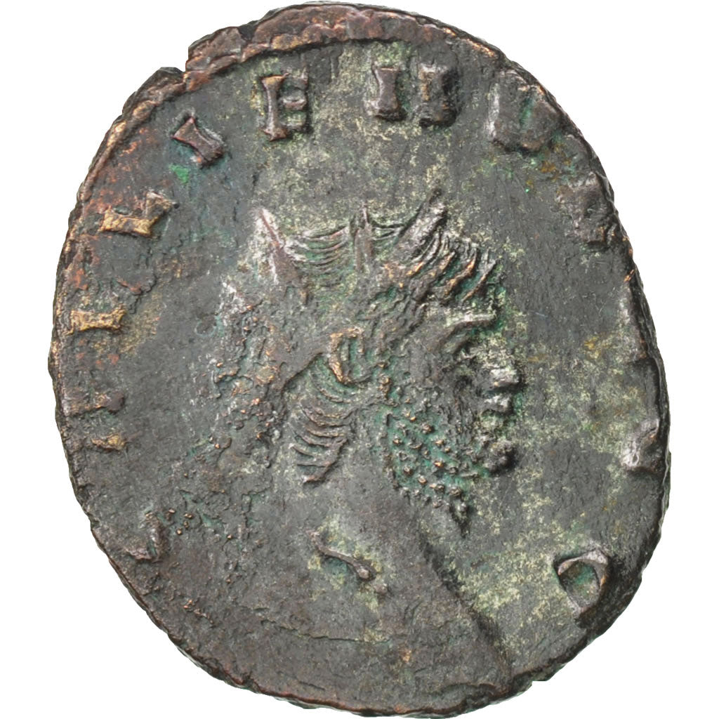Moneta, Gallienus, Antoninianus, Roma, MB+, Biglione, RIC:207