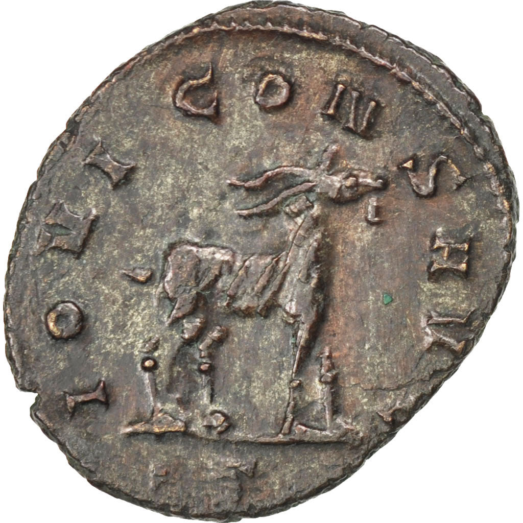 Moneta, Gallienus, Antoninianus, Roma, MB+, Biglione, RIC:207