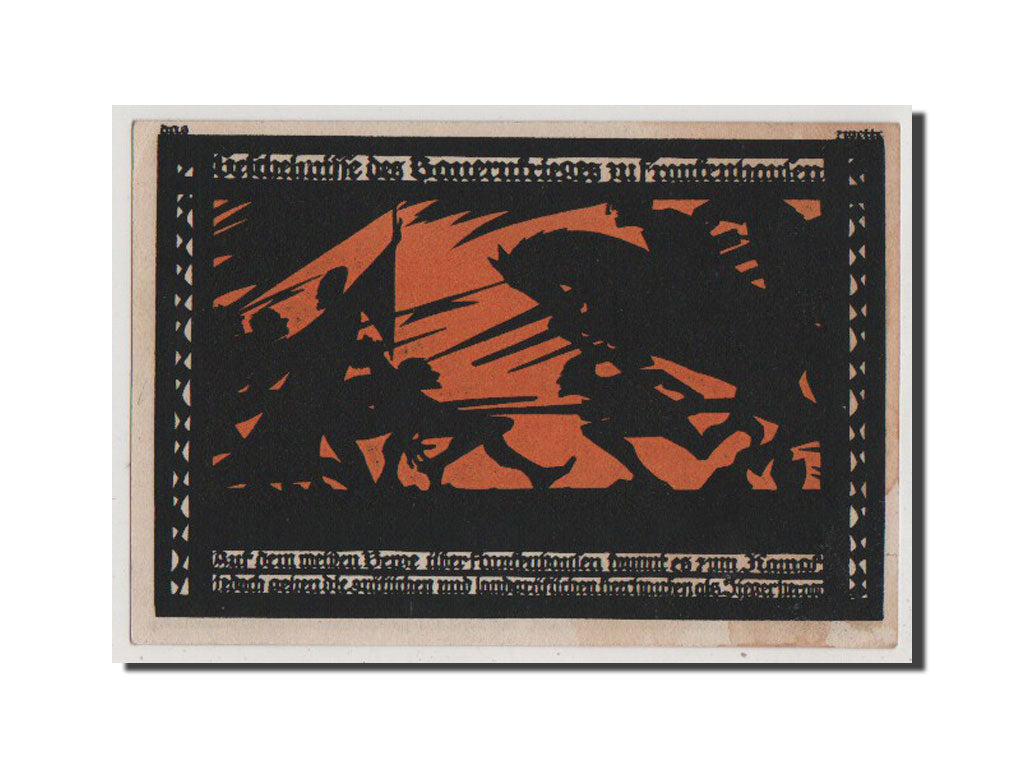 Banknot, Niemcy, Frankenhausen am Kyffhauser Stadtische, 50 Pfennig, 1921