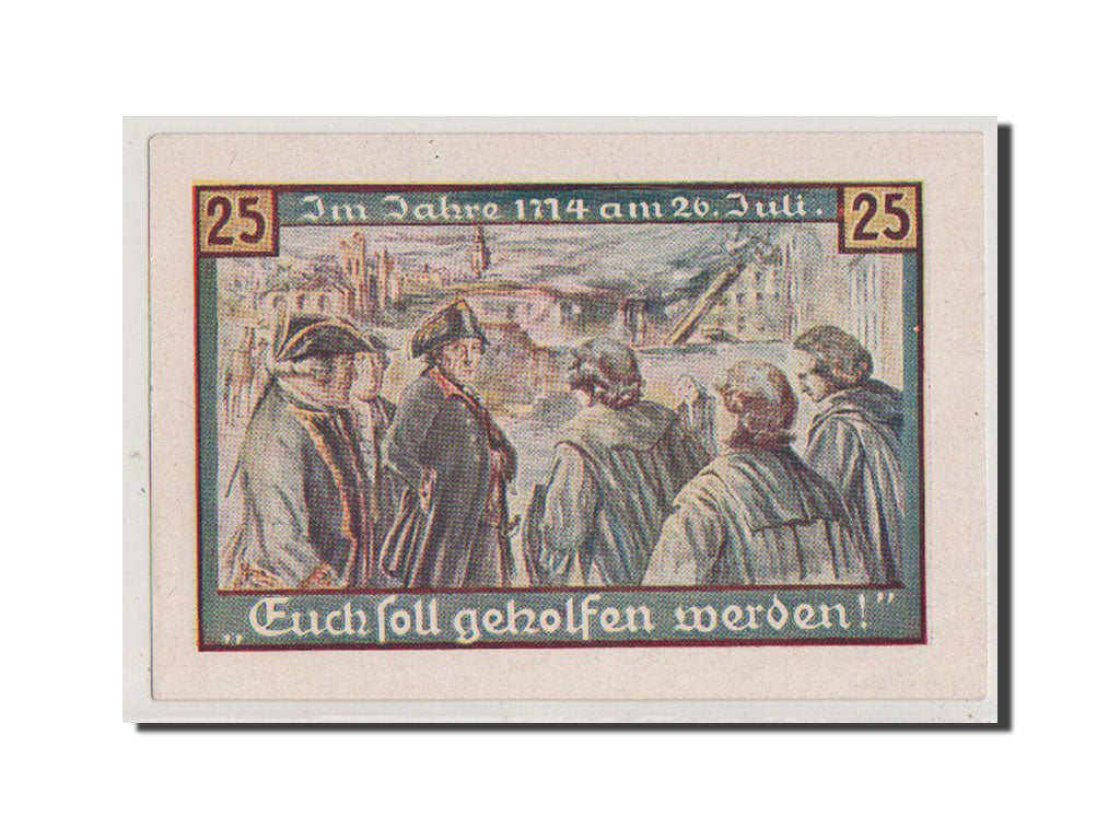 Banconote, Germania, Schlesien, 25 Pfennig, 1921, 1921-09-01, FDS, Mehl:383.1