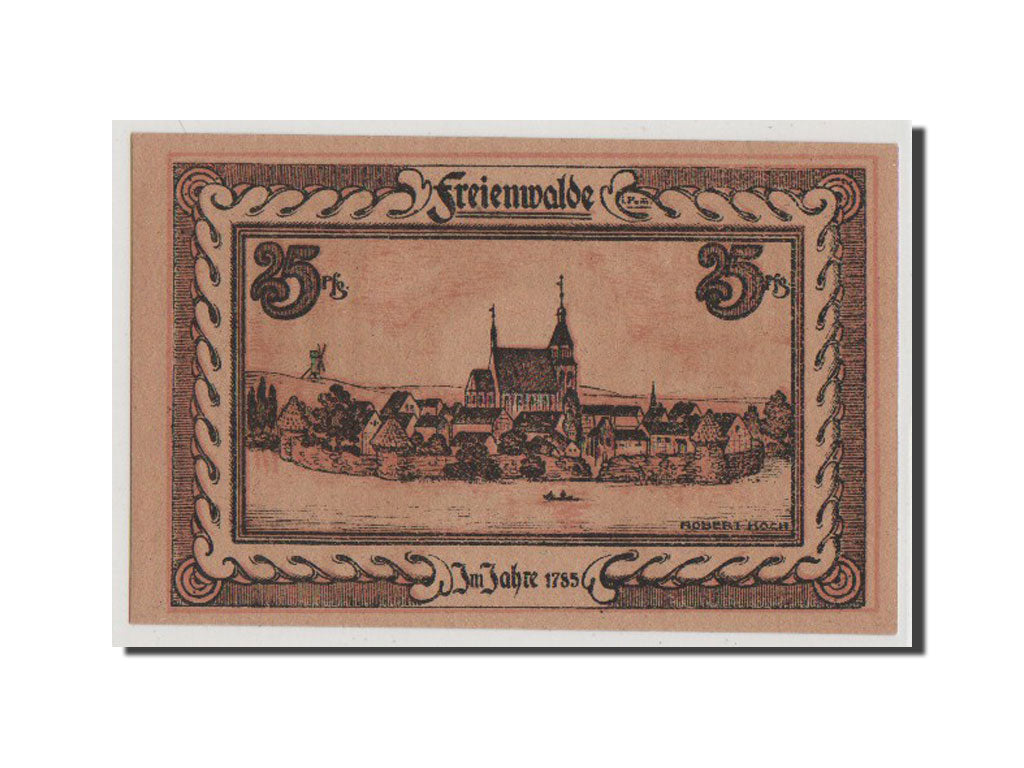 Banknote, Germany, Freienwalde Stadt, 25 Pfennig, UNC(65-70), Mehl:385.12a
