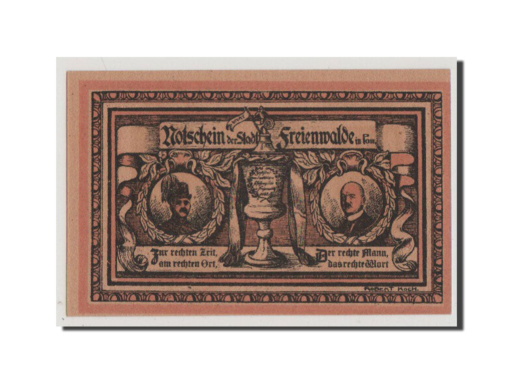 Banconote, Germania, Freienwalde Stadt, 25 Pfennig, FDS, Mehl:385.12a