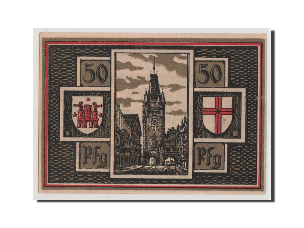 Notgeld, Baden, Freiburg i.B, 50 Pfennig 1921, 11000, Mehl 382.1