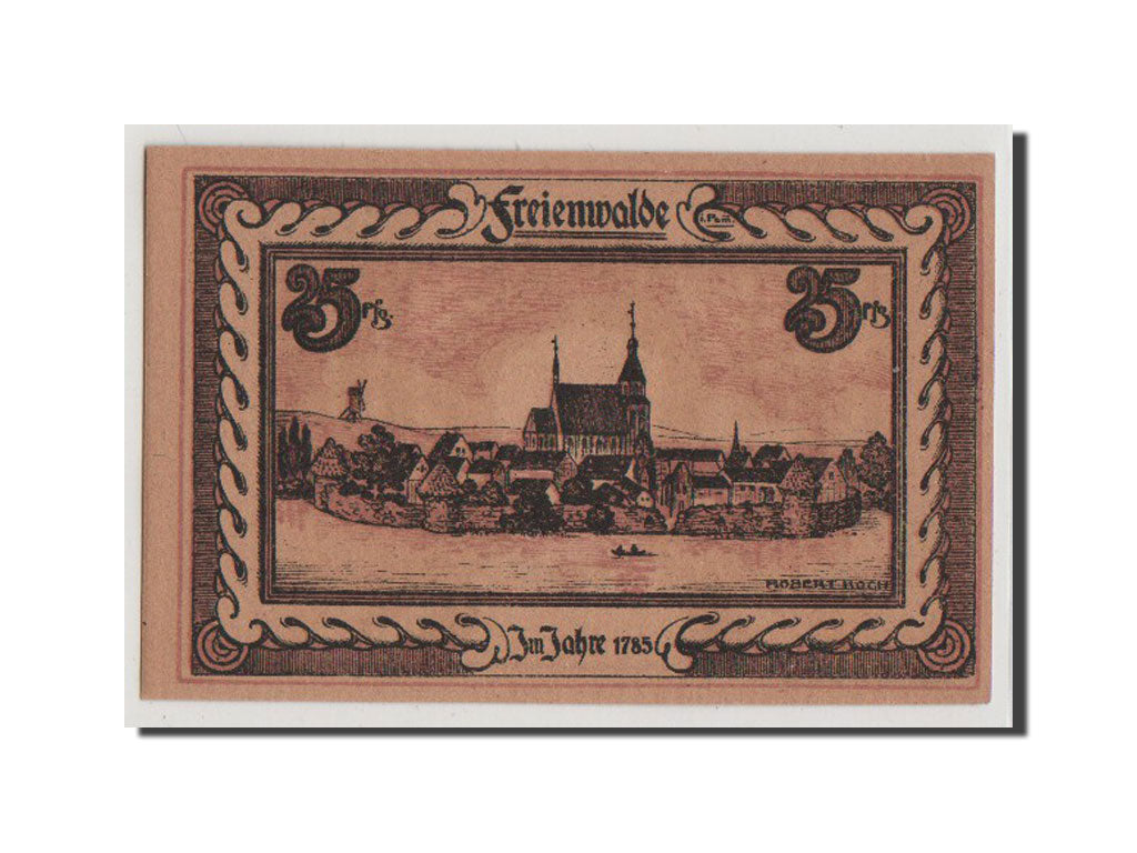 Banknote, Germany, Freienwalde Stadt, 25 Pfennig, UNC(65-70), Mehl:385.12a