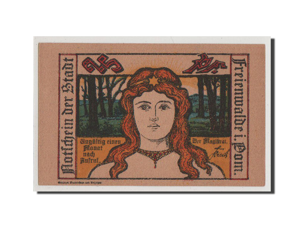 Billet, Allemagne, Freienwalde Stadt, 25 Pfennig, 1922, NEUF, Mehl:385.12a