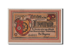 Geldschein, Deutschland, Freienwalde Stadt, 50 Pfennig, UNZ, Mehl:385.12b