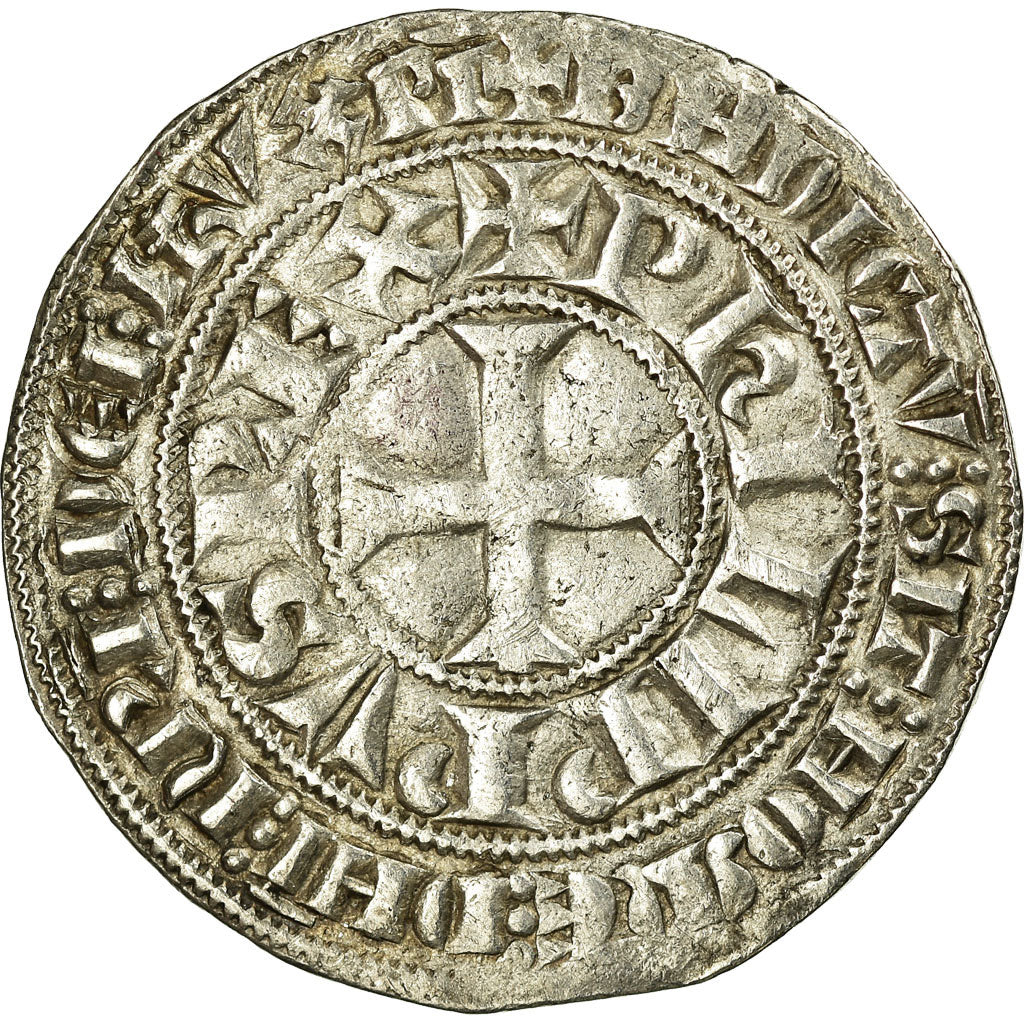 Coin, France, Gros Tournois, AU(50-53), Silver, Duplessy:213C
