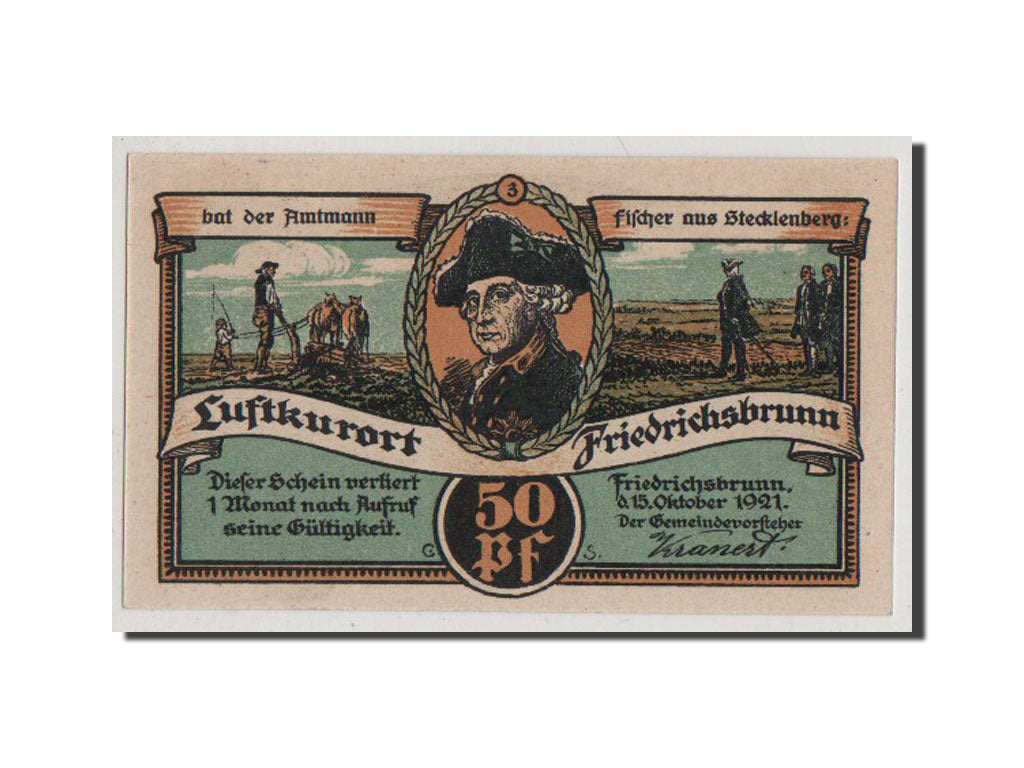 Banconote, Germania, Provinz Sachsen, 50 Pfennig, 1921, FDS, Mehl:394.1