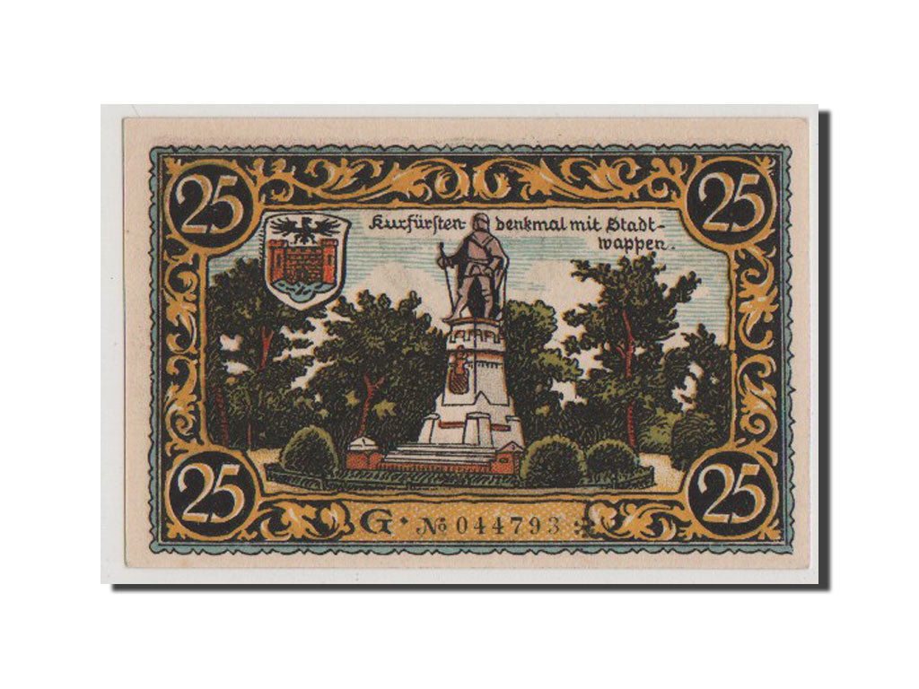 Billet, Allemagne, Friesack Stadt, 25 Pfennig, 1921, 1921-11-01, NEUF