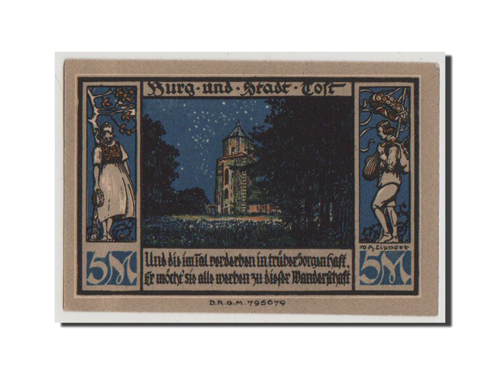 Banknote, Germany, Oberschlesien, 5 Mark, UNC(64), Mehl:437.1a