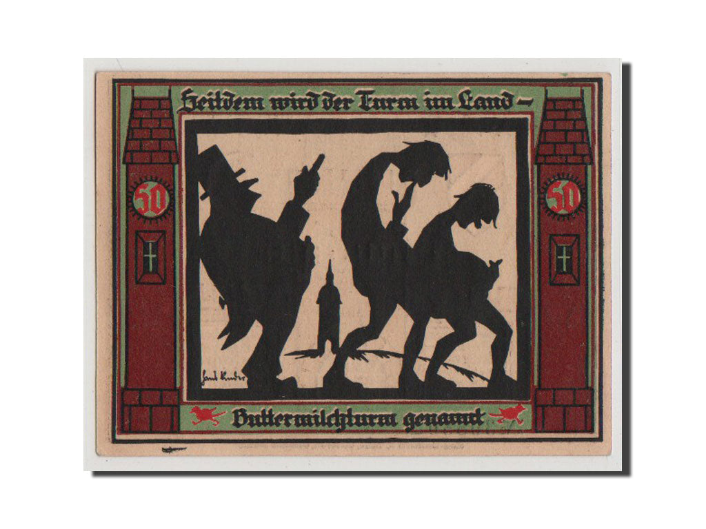 Billete, Alemania, Glauchau Stadt, 50 Pfennig, 1921, UNC, Mehl:436.1a