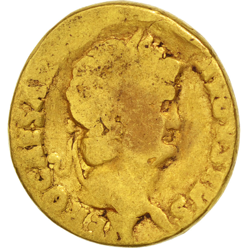 Nero, Aureus, Roma, F(12-15), Gold, RIC #50, 6.91