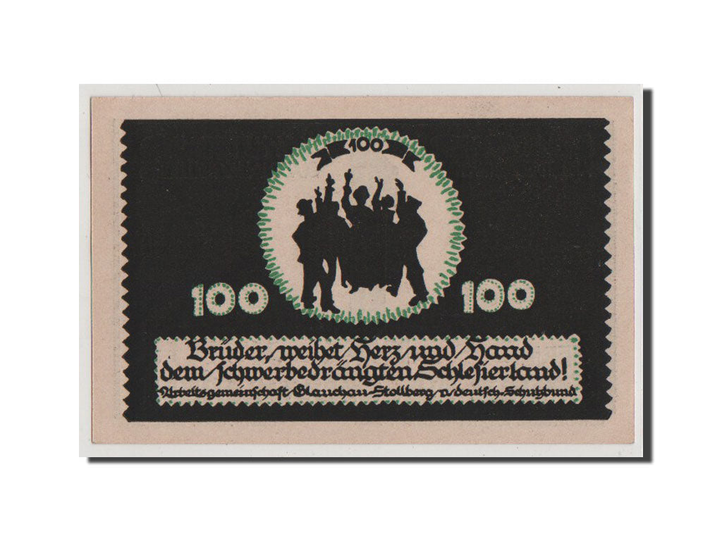 Germany, Glauchau Stadt, 1 Mark, UNC(65-70), 016180, Mehl #433.1