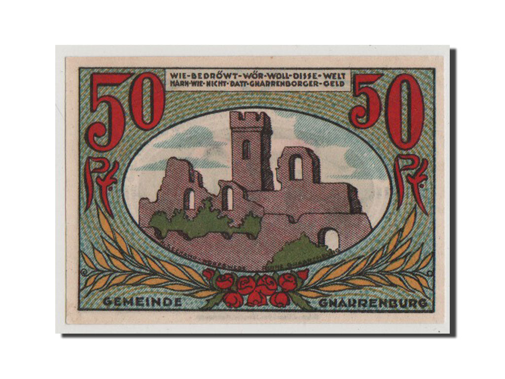 Germany, Gnarrenburg Gemeinde, 50 Pfennig, UNC(65-70), Mehl #443.1
