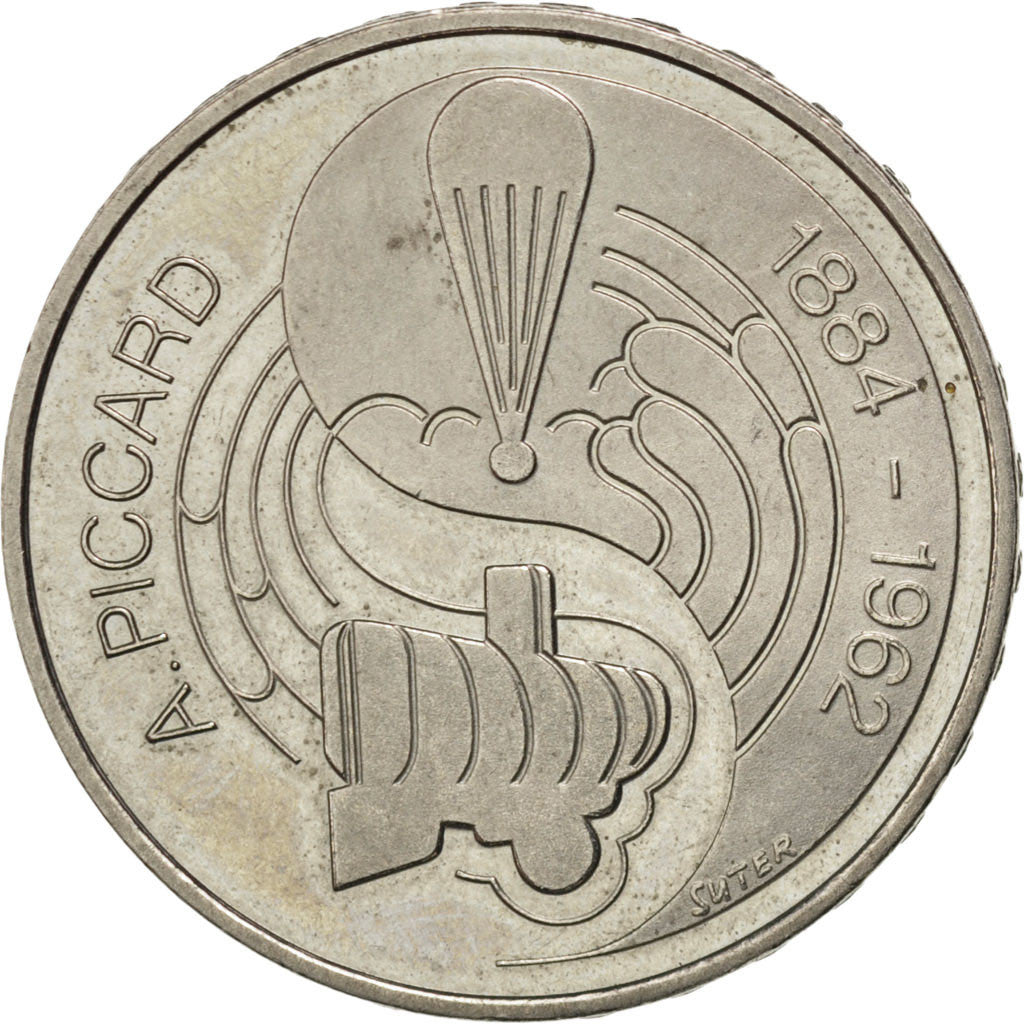 Coin, Switzerland, 5 Francs, 1984, MS(63), Copper-nickel, KM:63