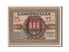 Billete, Alemania, Langensalza Stadt, 25 Pfennig, 1921, UNC, Mehl:770.1