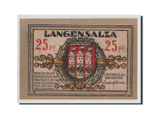 Geldschein, Deutschland, Langensalza Stadt, 25 Pfennig, 1921, UNZ, Mehl:770.1