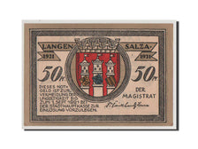 Billete, Alemania, Langensalza Stadt, 50 Pfennig, 1921, UNC, Mehl:770.3