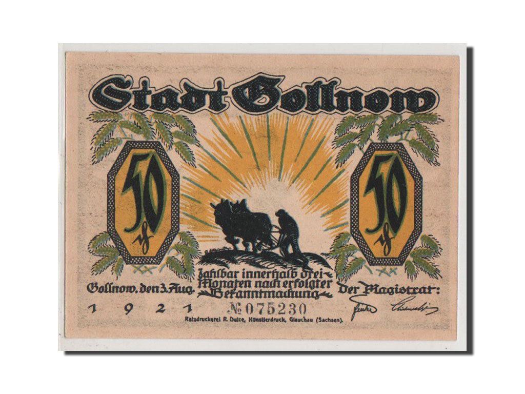 Billet, Allemagne, Pommern, 50 Pfennig, 1921, NEUF, Mehl:453.5